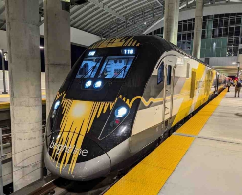 Brightline train Miami to Orlando